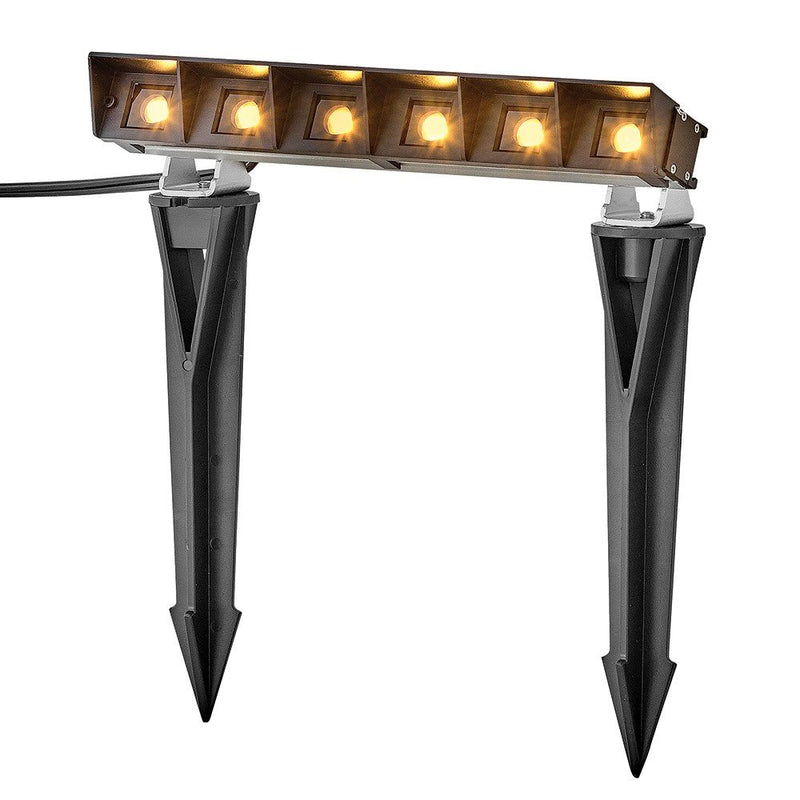 Vestra 10" LED Wall Wash Light in Antique Brushed Aluminum