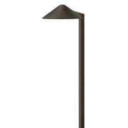 Hardy Island Classic Side-Mount Path Light in Brass Satin Black