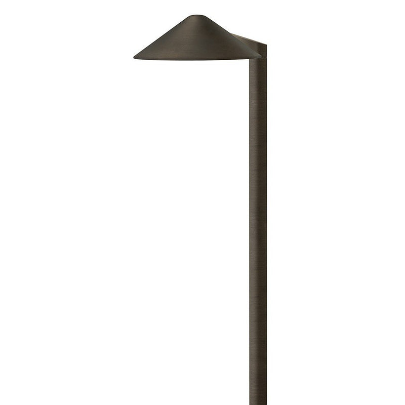 Hardy Island Classic Side-Mount Path Light in Brass Satin Black