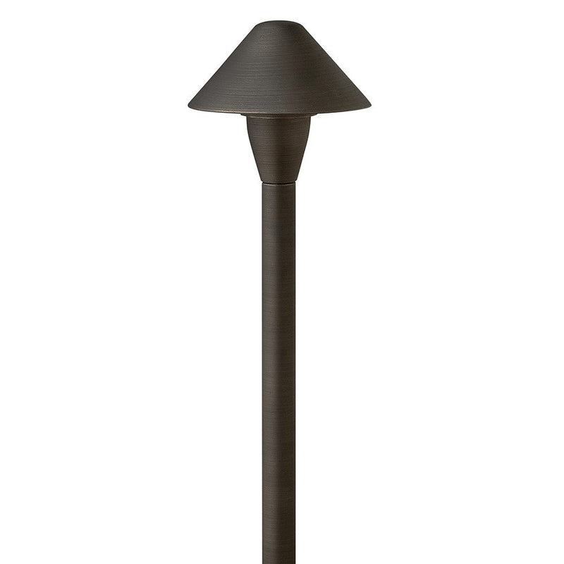 Springfield Mini LED Path Light in Brass Satin Black