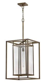 Max Extra Large Outdoor Hanging Lantern in Burnished Bronze