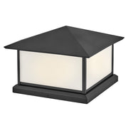 Walter 2-Light Outdoor Pier Mount Light in Textured Black