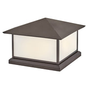 Walter 2-Light Outdoor Pier Mount Light in Textured Oil Rubbed Bronze