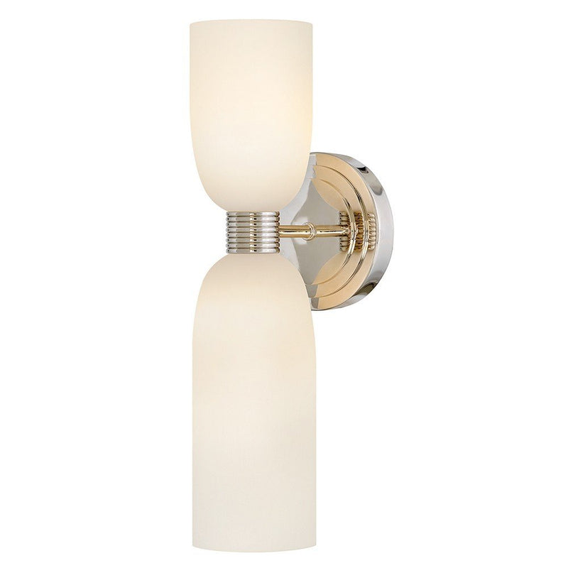Tallulah 2-Light Bath Vanity Light in Polished Nickel