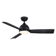 Starboard 52" Outdoor Ceiling Fan with LED Light in Black