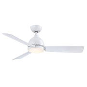 Starboard 52" Outdoor Ceiling Fan with LED Light in Matte White