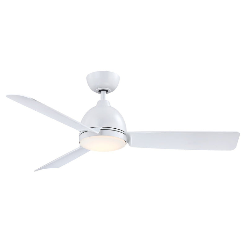 Starboard 52" Outdoor Ceiling Fan with LED Light in Matte White