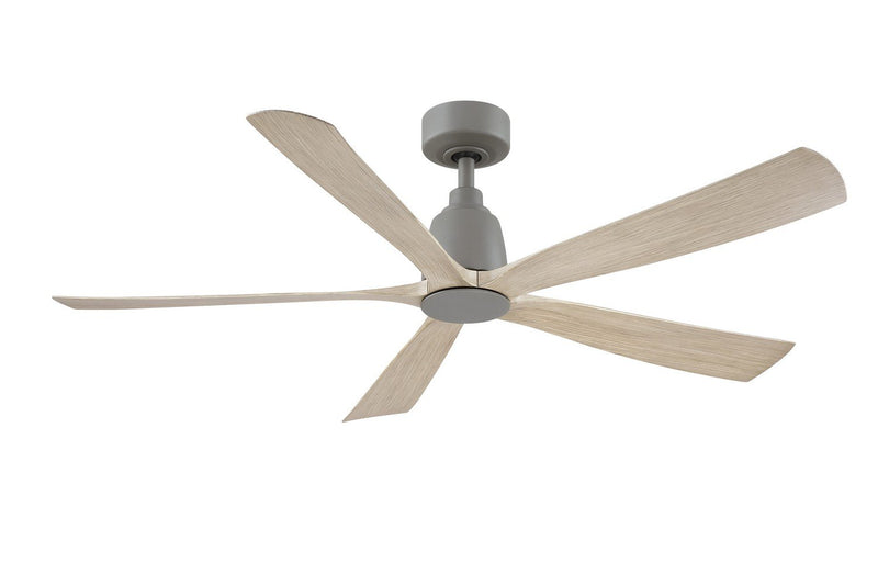 Kute5 52" Ceiling Fan in Antique Graphite / Light Oak Blades