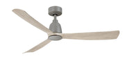 Kute 52" Ceiling Fan in Antique Graphite / Light Oak Blades