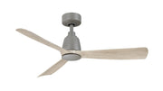 Kute 44" Ceiling Fan in Antique Graphite / Light Oak Blades