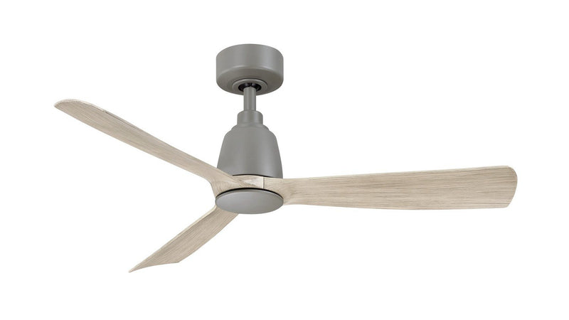 Kute 44" Ceiling Fan in Antique Graphite / Light Oak Blades