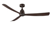 Kute 60" Ceiling Fan in Dark Bronze / Dark Walnut Blades