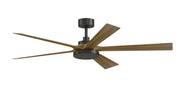TorchAire 64" Ceiling Fan with LED Light in Dark Bronze / Koa Blades