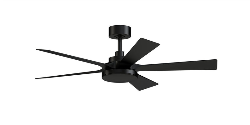 TorchAire 52" Ceiling Fan with LED Light in Black