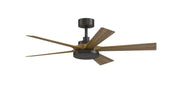TorchAire 52" Ceiling Fan with LED Light in Dark Bronze / Koa Blades