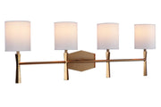 Chatham 4 Light 32.25" Vanity in Satin Brass