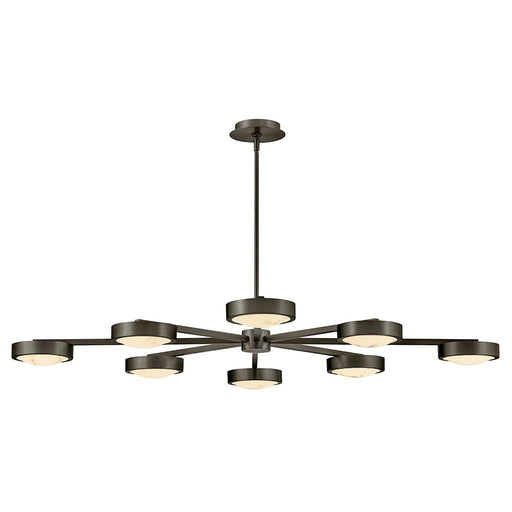 Cava 50" LED Semi-Flush Mount in Black Oxide