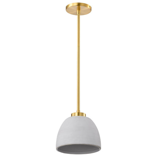 Collins Mini Pendant in Brushed Brass