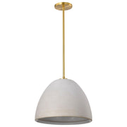 Collins Pendant in Brushed Brass