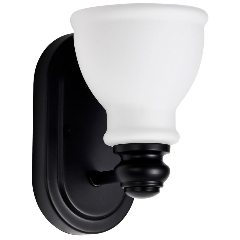 Russel Bath Sconce in Matte Black