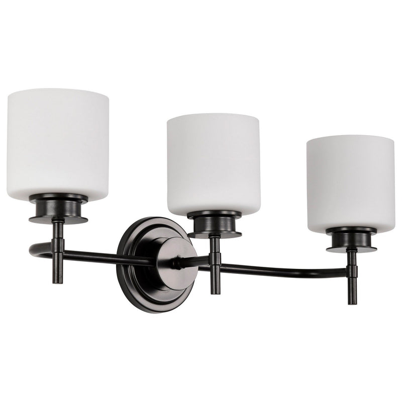 Warren 3-Light Bath Vanity Light in Gun Metal