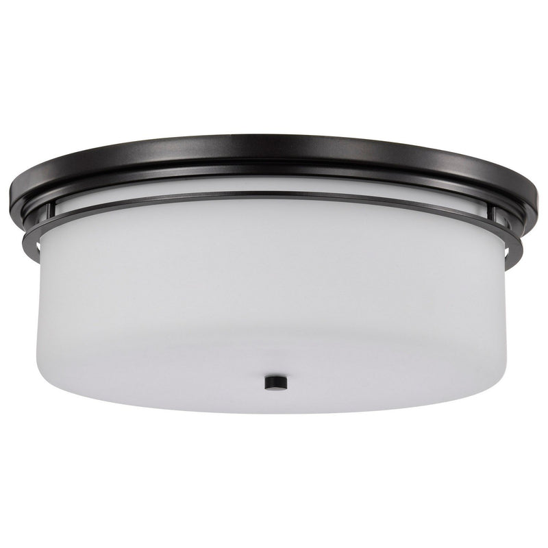 Warren 2-Light Flush Mount in Gun Metal