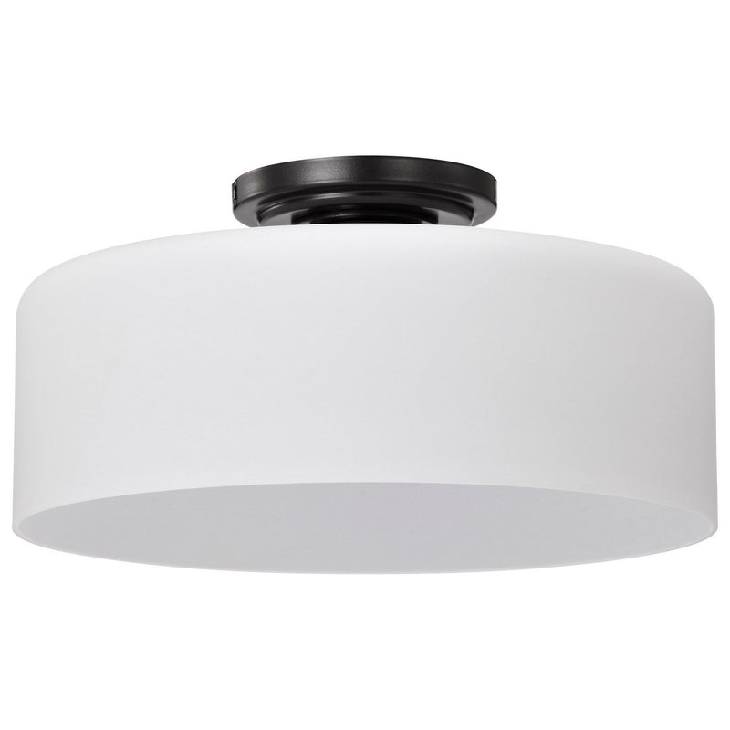 Warren Semi-Flush Mount in Gun Metal
