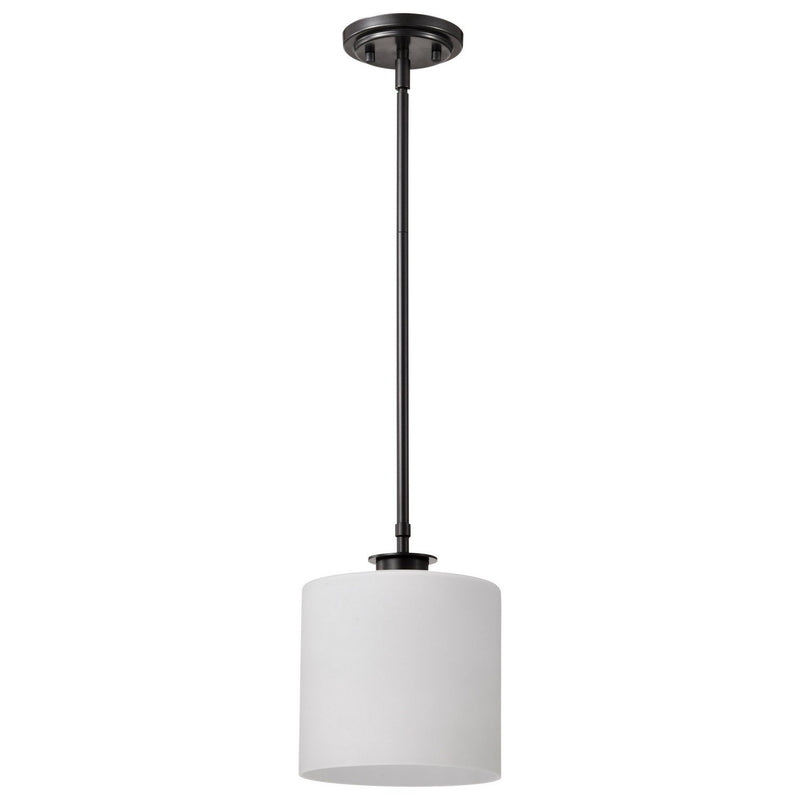 Warren Mini Pendant in Gun Metal