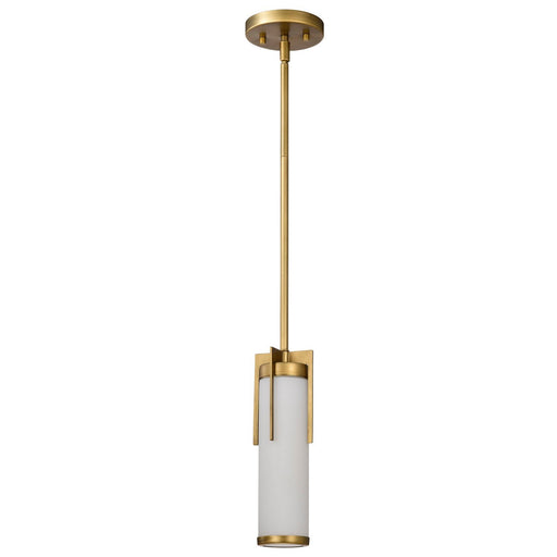 Roselle Mini Pendant in Natural Brass