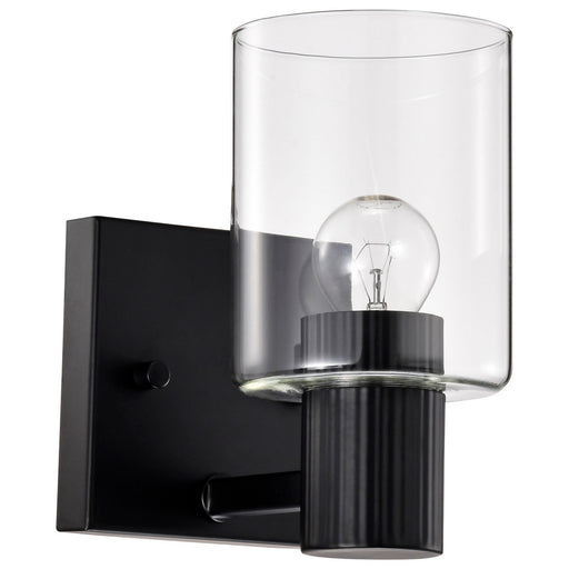 Clarksville Bath Sconce in Matte Black