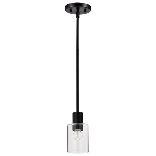 Clarksville Mini Pendant in Matte Black