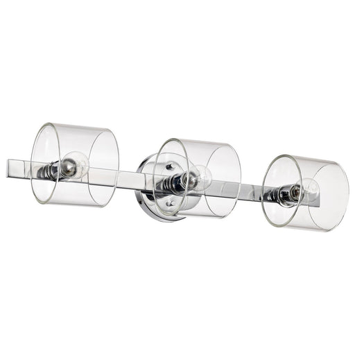 Marlowe 3-Light Bath Vanity Light in Polished Nickel