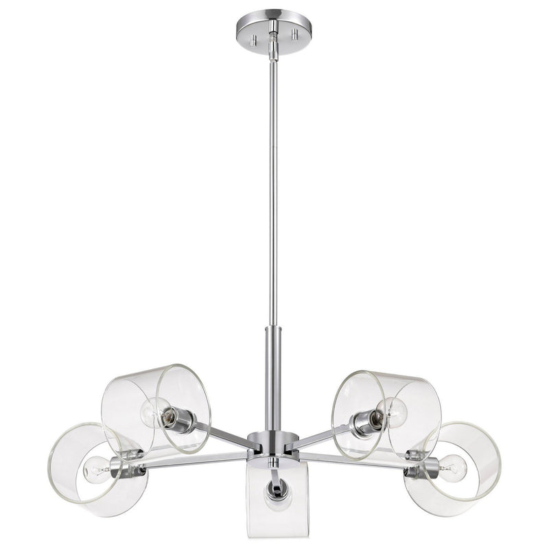 Marlowe 5-Light Chandelier in Polished Nickel