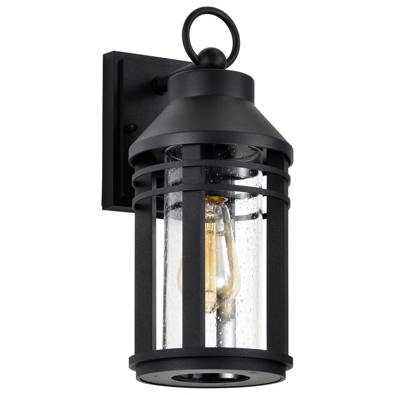 Wilton Medium Outdoor Wall Lantern in Matte Black