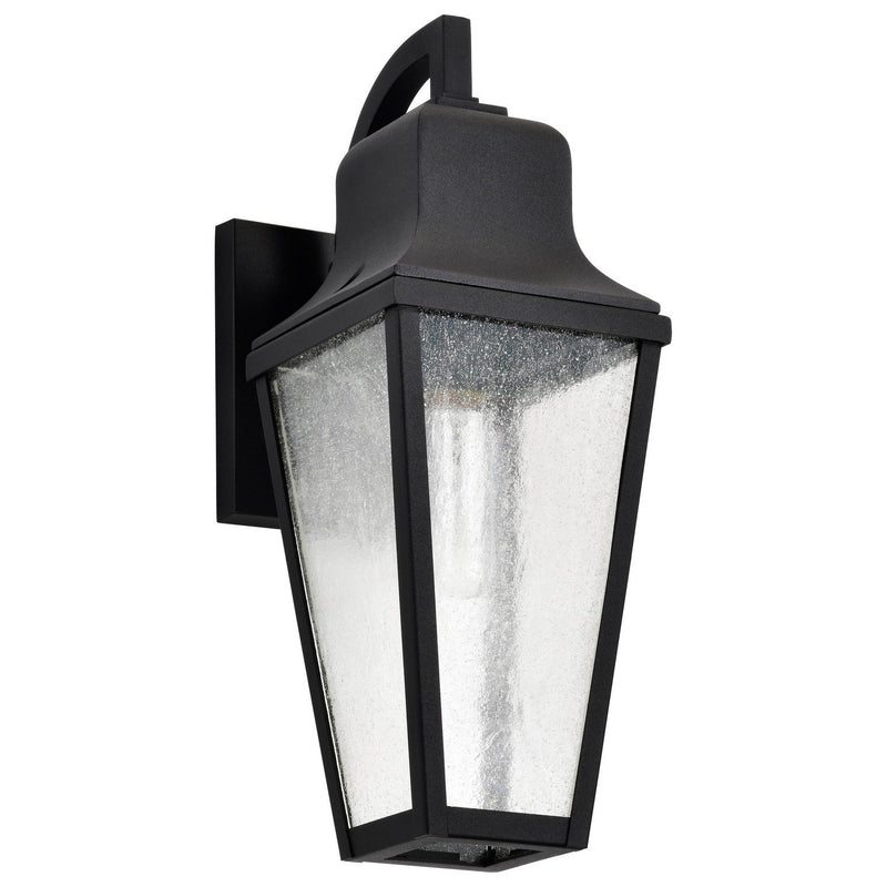 Lawrence Medium Outdoor Wall Lantern in Matte Black
