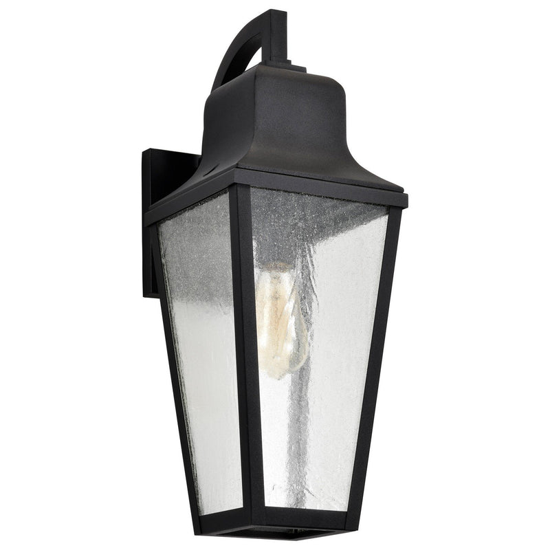 Lawrence Large Outdoor Wall Lantern in Matte Black