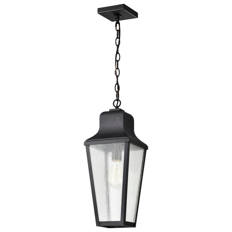 Lawrence Outdoor Lantern Pendant in Matte Black