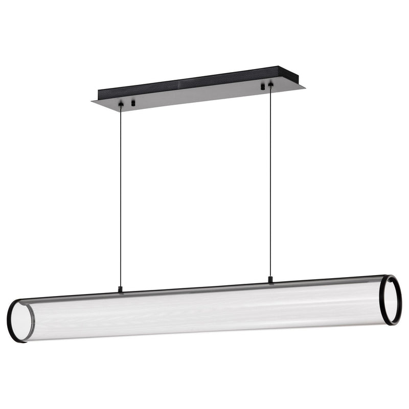 Vale LED Linear Pendant in Matte Black