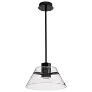 Edmond 14" LED Pendant in Matte Black