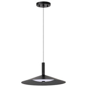 Corrine 14" LED Pendant in Matte Black