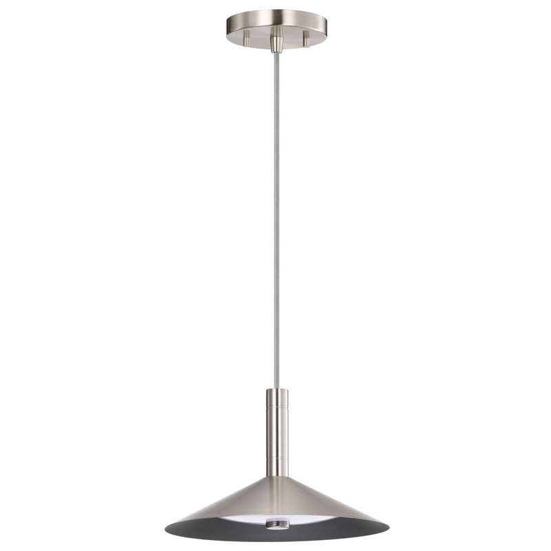 Corrine 10" LED Pendant in Brushed Nickel