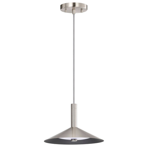 Corrine 10" LED Pendant in Brushed Nickel