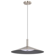 Corrine 18" LED Pendant in Brushed Nickel