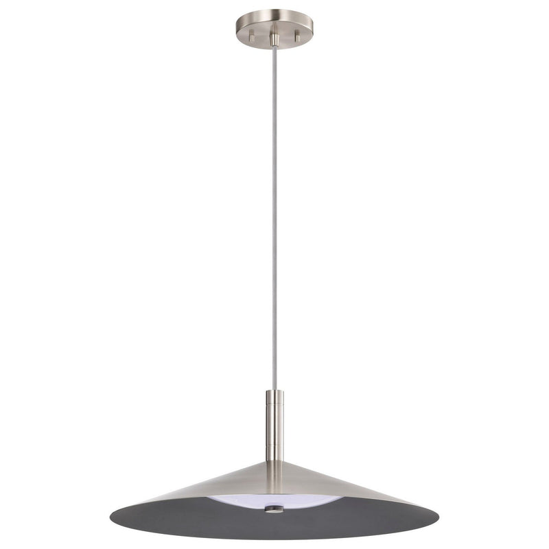 Corrine 18" LED Pendant in Brushed Nickel