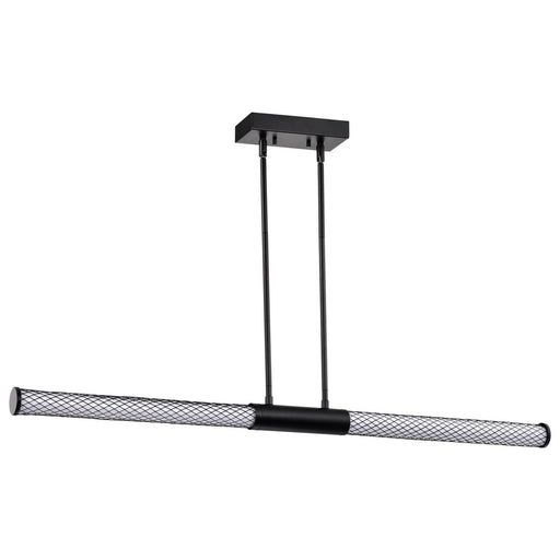 Kingsport LED Linear Pendant in Matte Black