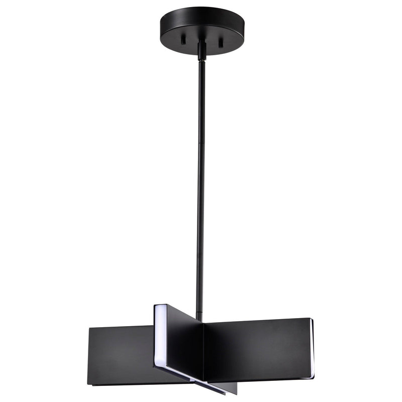 Blaine 16" LED Pendant in Matte Black