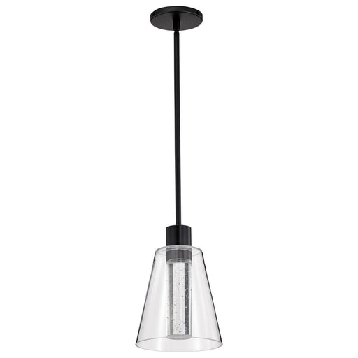 Aura LED Mini Pendant in Matte Black