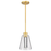 Aura LED Mini Pendant in Brushed Brass