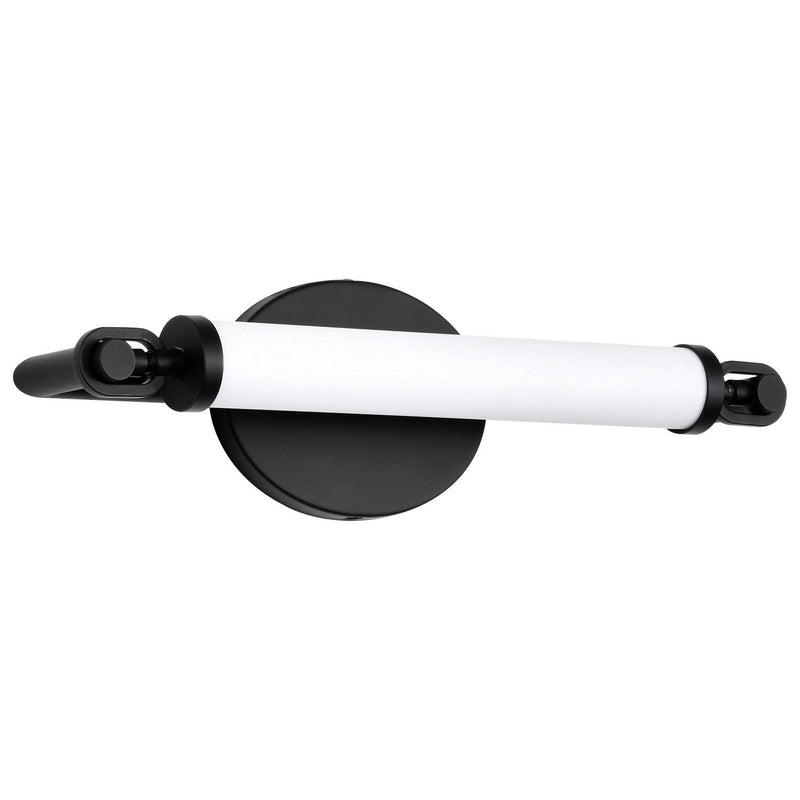 Edgeworth 16" LED Bath Vanity Light in Matte Black