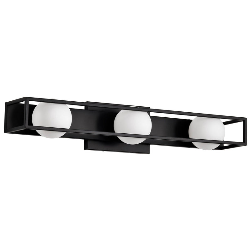 Jenkins 3-Light LED Bath Vanity Light in Matte Black